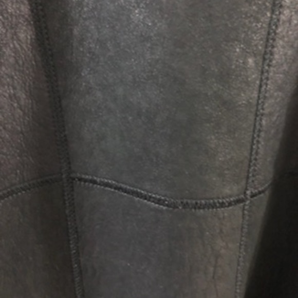 Werner Christ Authentic Black Reversible Shearling Coat - Picture 7 of 13